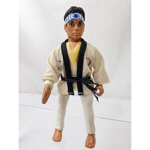 Remco The Karate Kid 6" Action Figure Daniel LaRusso White Robe Kicking Action